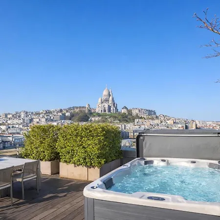 New Triplex Sacre-coeur With Ac - Jacuzzi & 360 Rooftop Apartamento